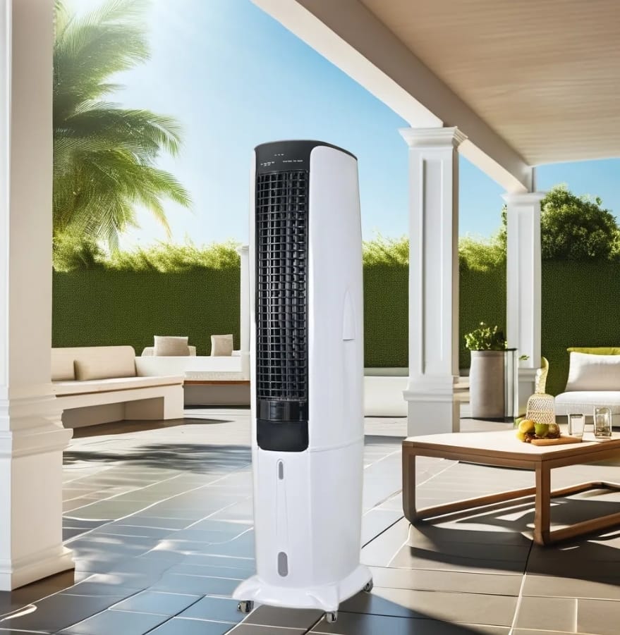 Racitor de aer profesional Eco-M5 TWR, umidificare